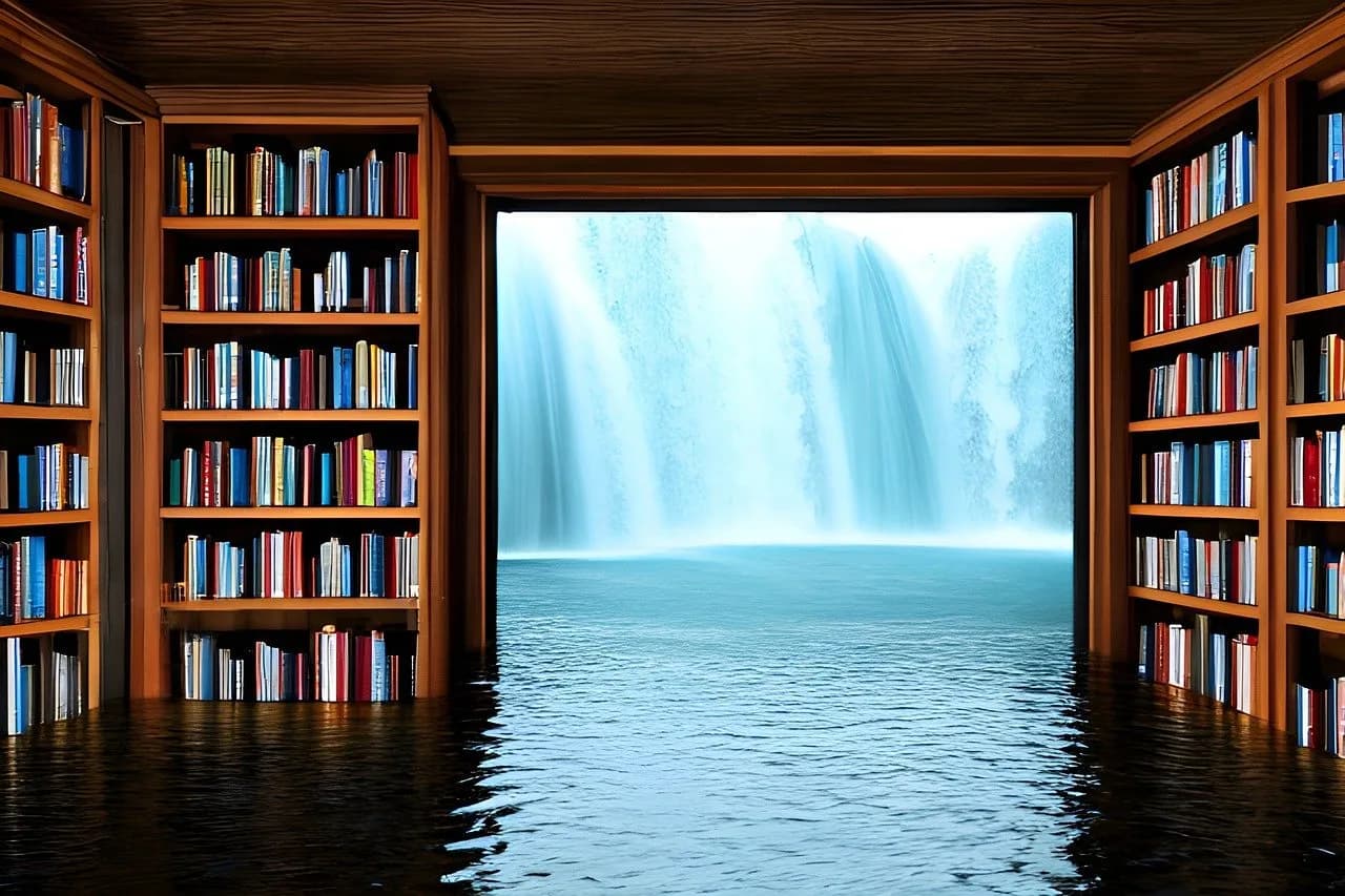 book store, knowledge, library
