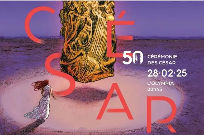Affiche de la 50e édition des César, la cérémonie 2025