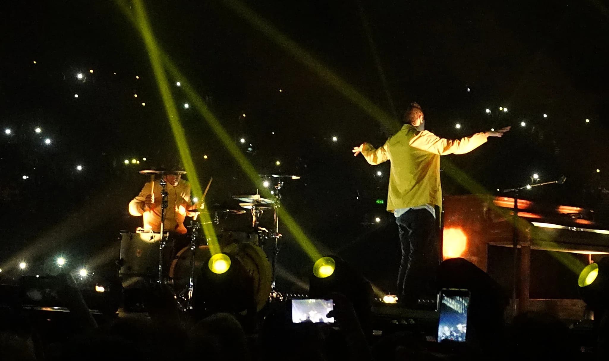 Le groupe Twenty One Pilots sur scène
