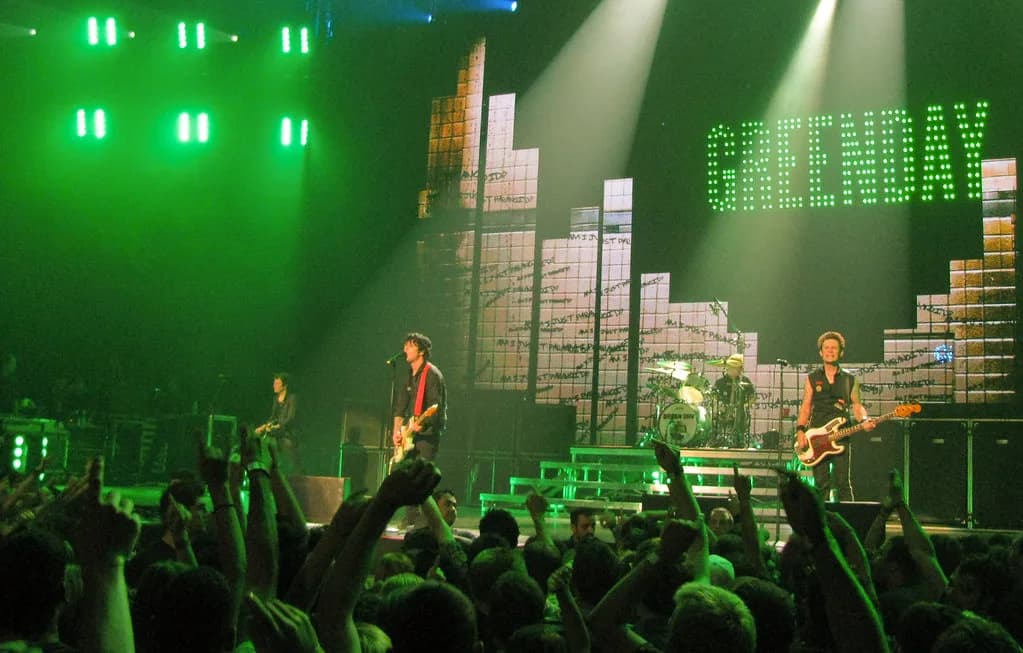 Concert de Green Day en live