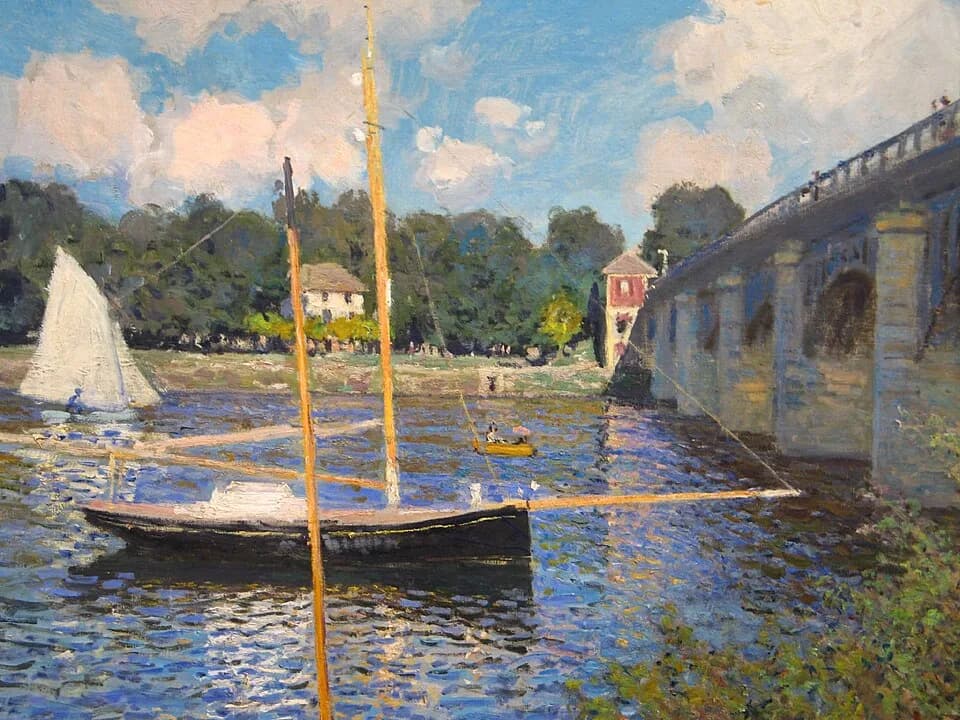 Claude Monet -Pont d'Argenteuil (1874) - domaine public